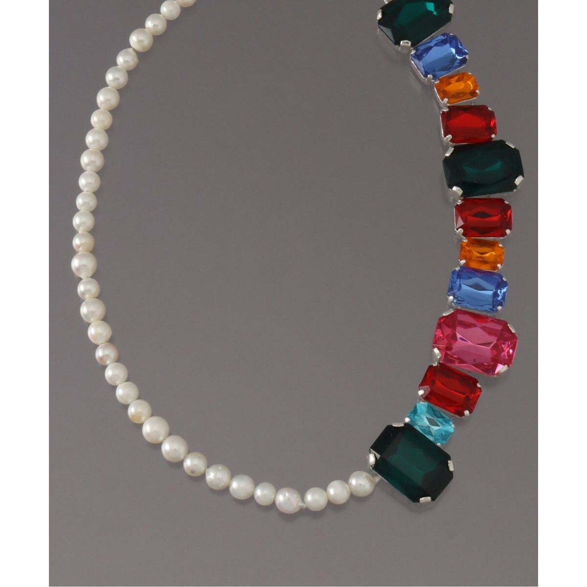 BED J.W. FORD ベッドフォード ネックレス - シルバーx黒