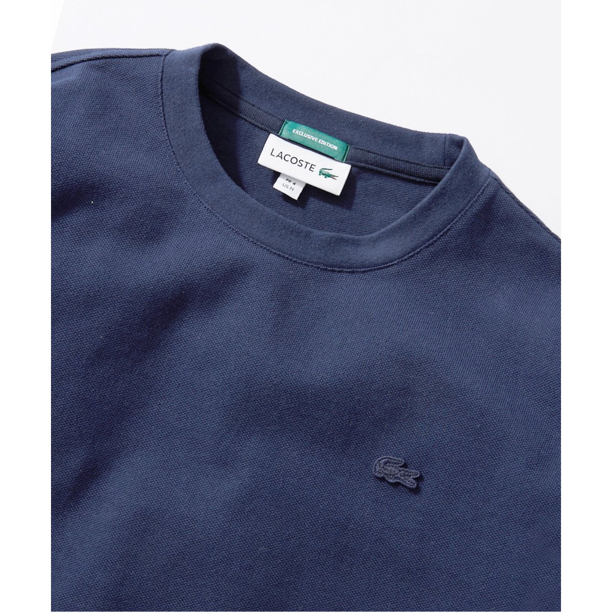 LACOSTE×JS / ラコステ】別注 ヘビーピケクルーネックTシャツ