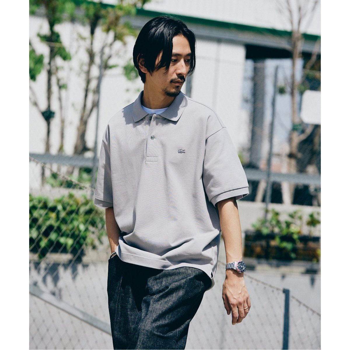 LACOSTE / ラコステ 別注 ポロシャツ　ジャーナル　別注 LACOSTE×JS / ラコステ】別注 ヘビーピケポロシャツ(505210657