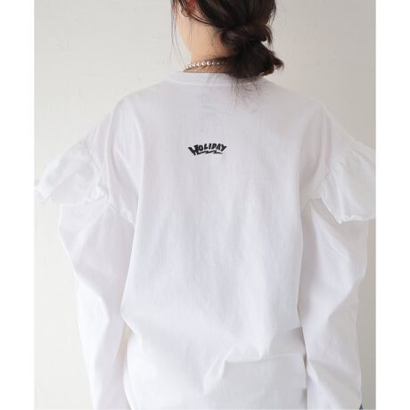 HOLIDAY/ホリデイ】SUPER FINE DRY SHELL L/S TOPS:カットソー 