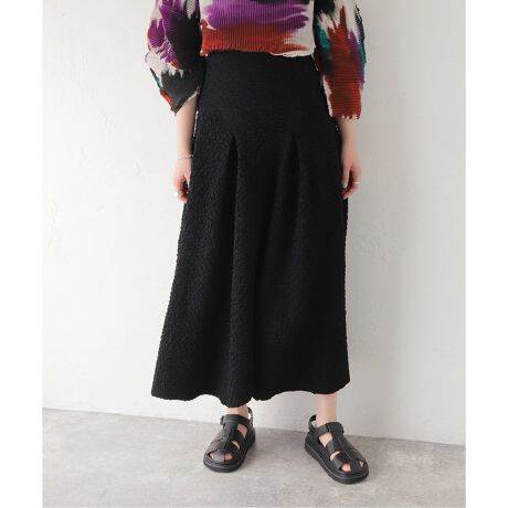 MECRE/メクル】ニットジャガードタックフレアスカート | ジャーナル  