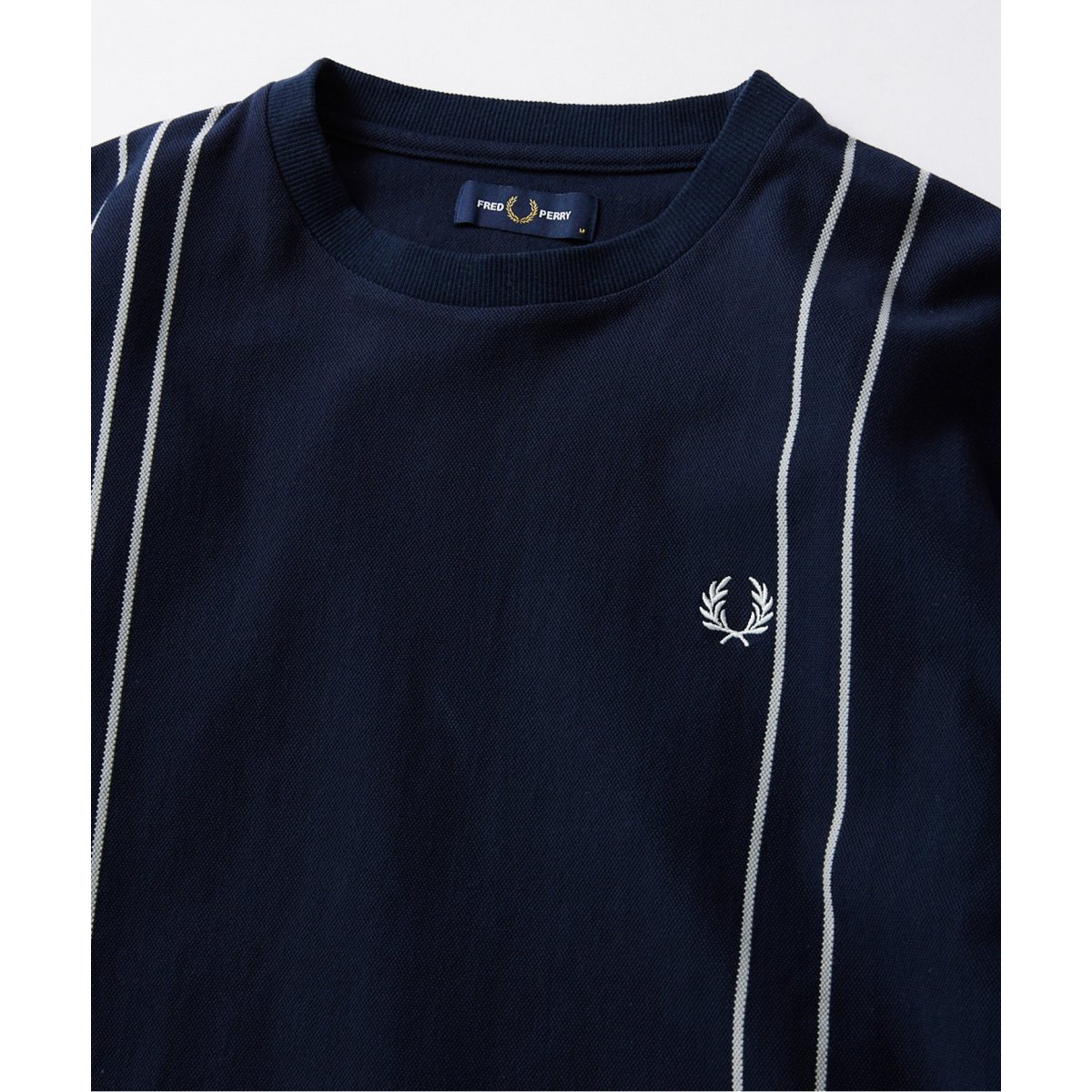 FRED PERRY for JOURNAL STANDARD】ストライプ ピケTシャツ