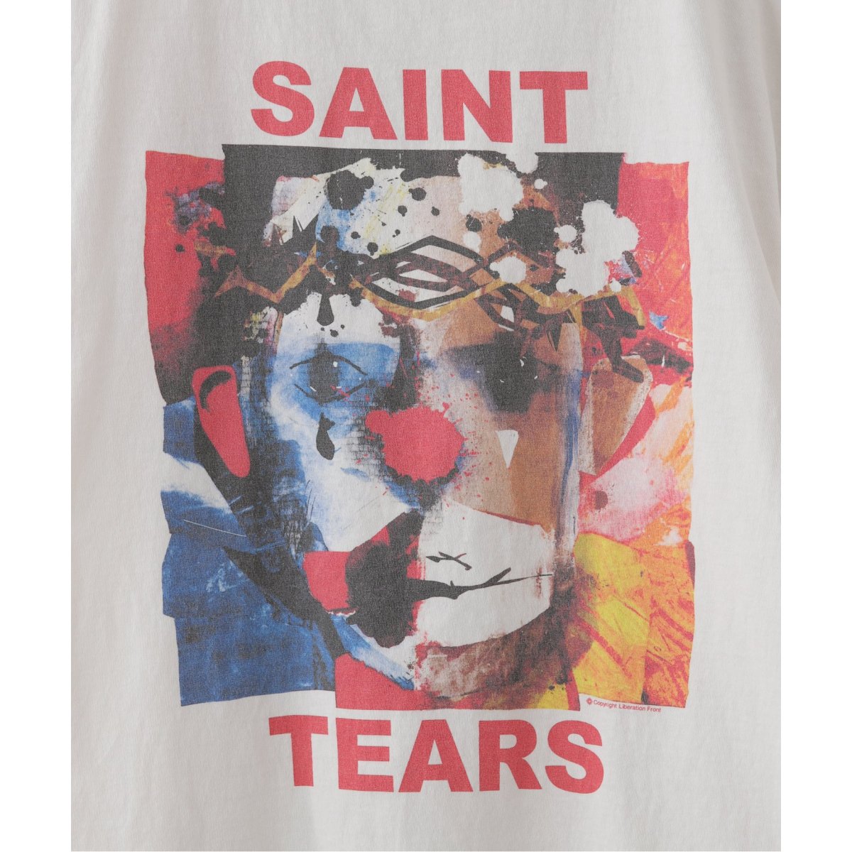 SAINT Mxxxxxx DT_SS TEE/CLOWN コットン-