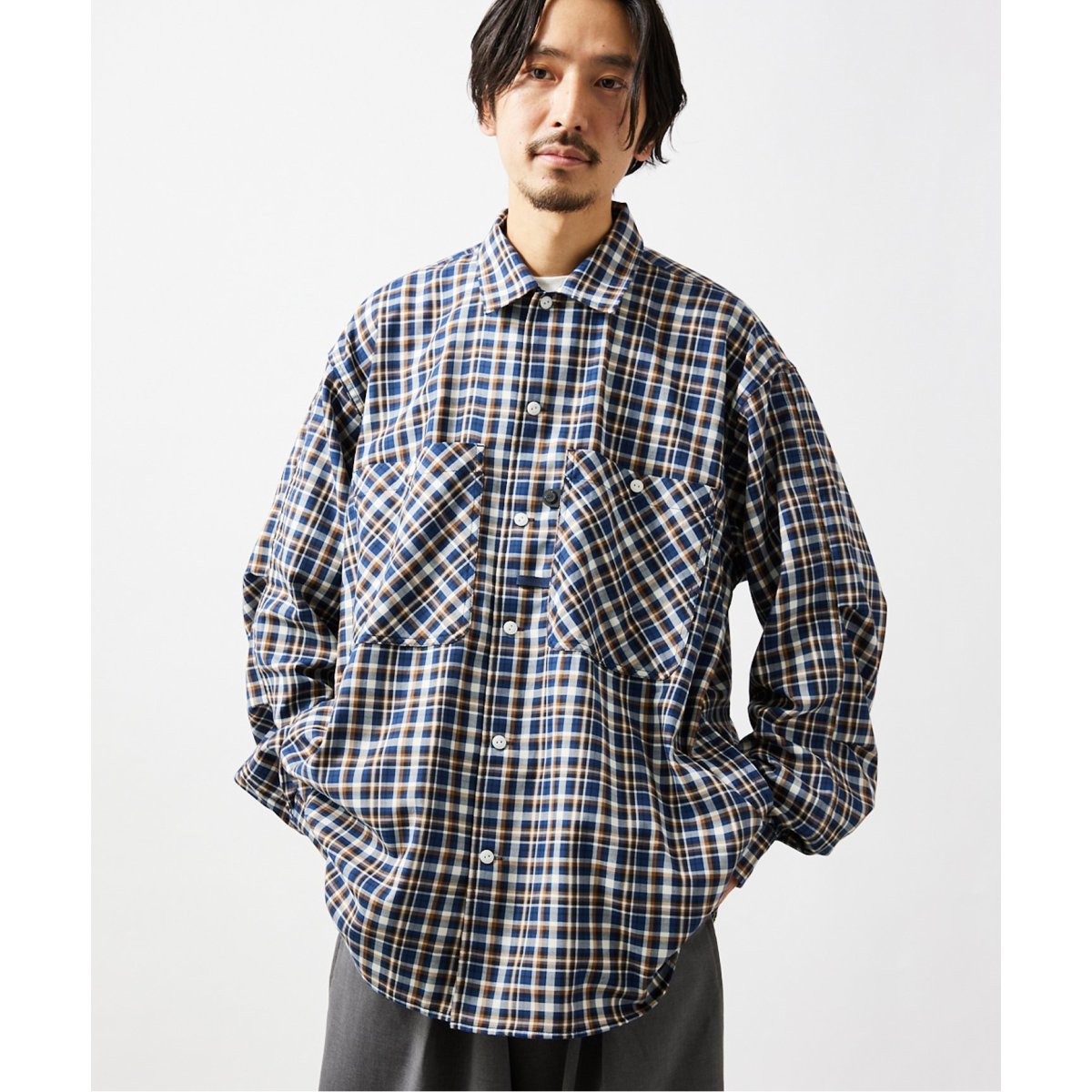 【完売品】ジャーナルスタンダード　DAIWA PIER39 チェックシャツ