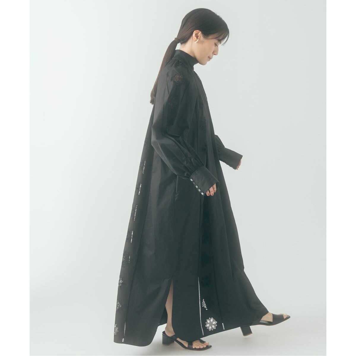nude vintage×JOURNAL STANDARD】カットワークチャーチドレス