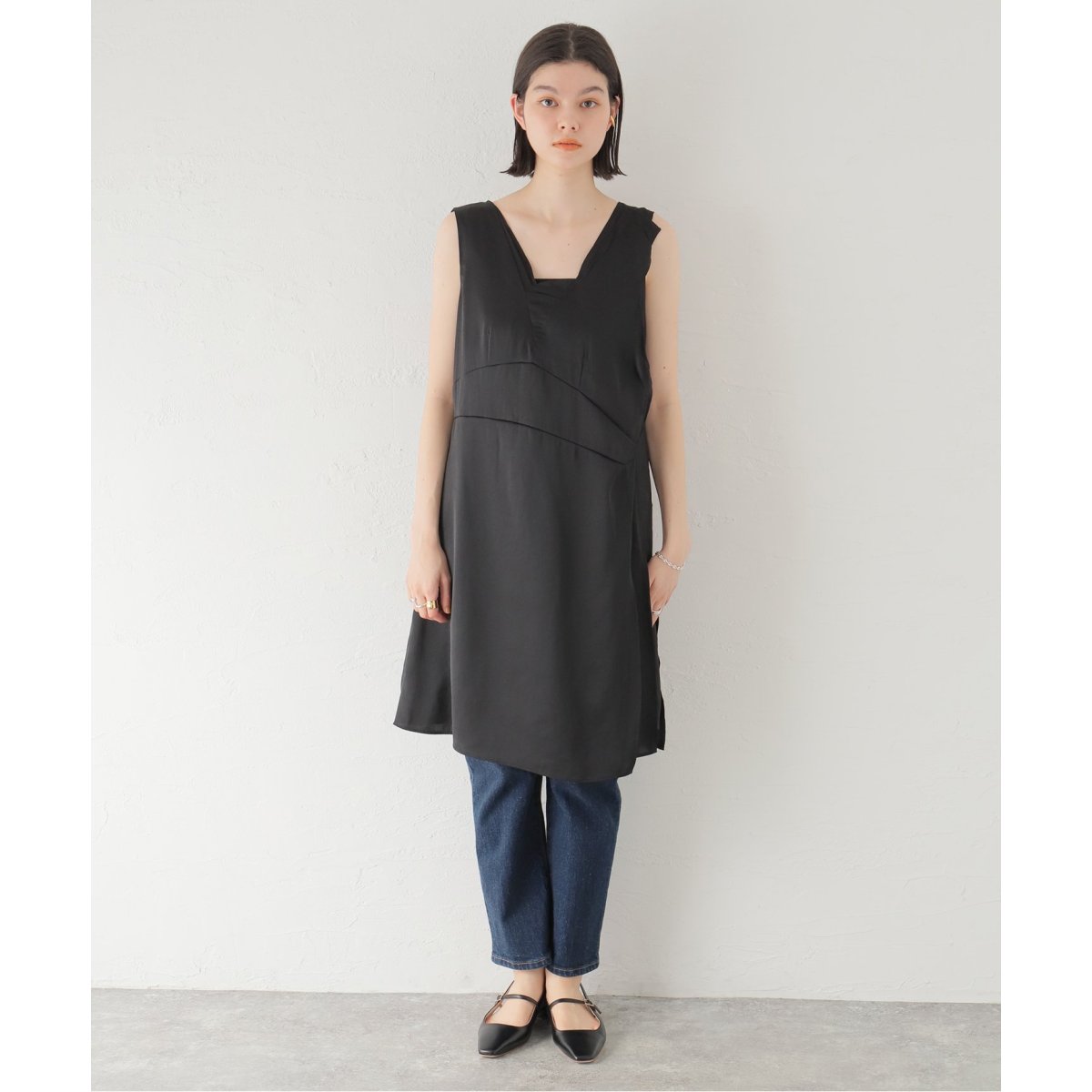 NOMA t.d./ノーマティーディー】3Layers Slip Dress：ワンピース