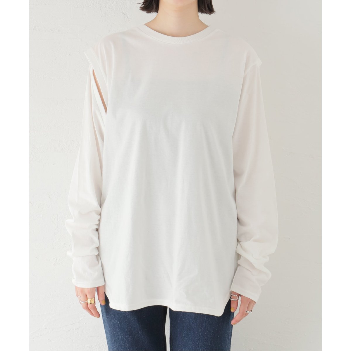 CLANE/クラネ】SWAY ASYMMETRY TOPS：カットソー | ジャーナル ...