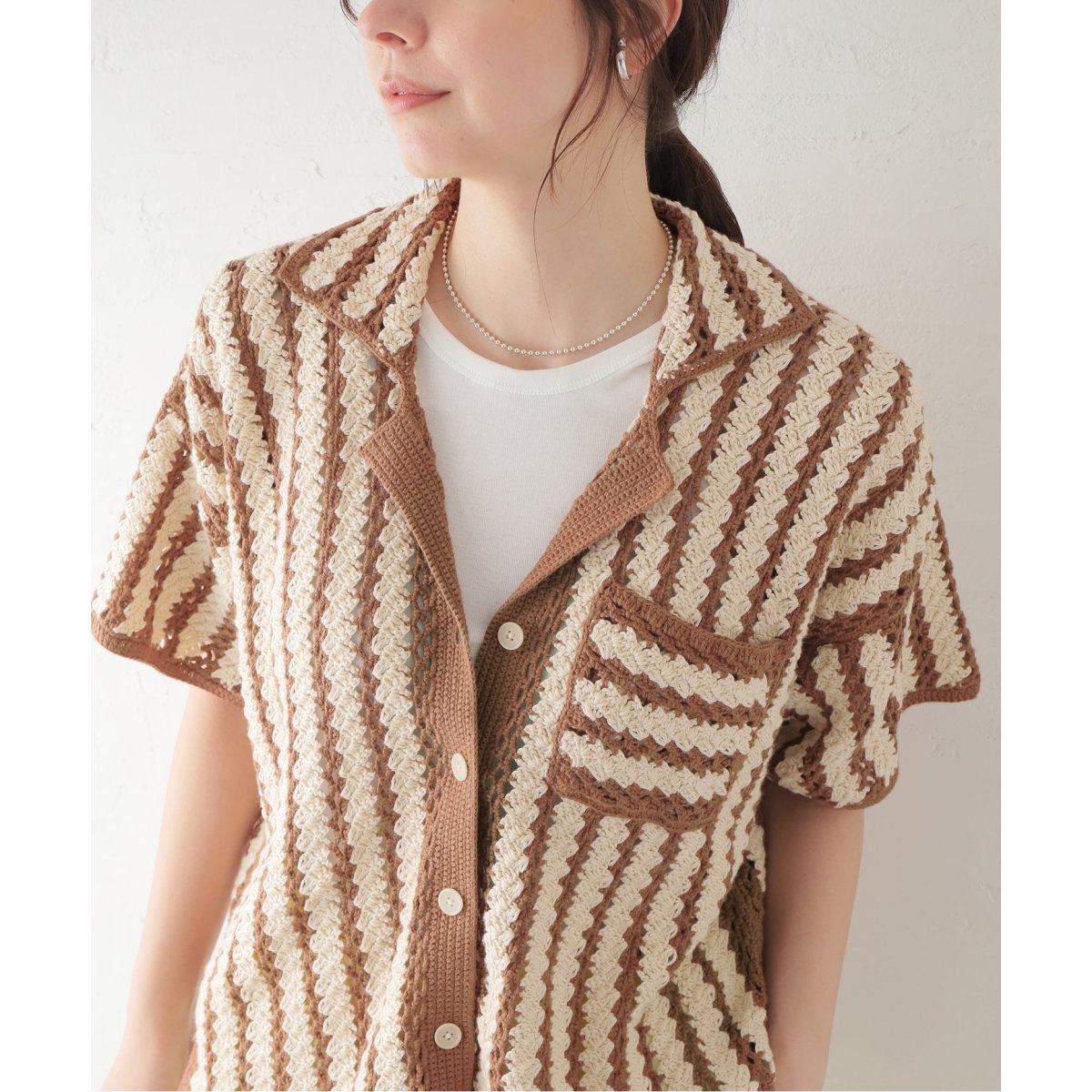 SAYAKADAVIS サヤカデイヴィス Crochet Knitニット¥47300税込