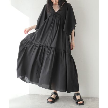 美品】SAYAKA DAVIS あゝ Back Draped Dress 