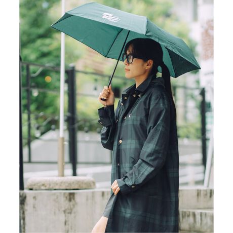 traditional weatherwear 鈍い 同柄のコート&折り畳み傘