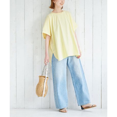 ハイツイストコットンポンチョTシャツ | ジャーナルスタンダード 