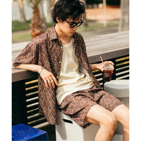 半袖シャツ+ショーツ+巾着袋の3点セット】SUMMERセットアップ 