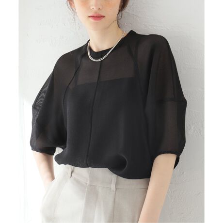 CLANE/クラネ】MESH FORM SLEEVE BLOUSE：ブラウス | ジャーナル  