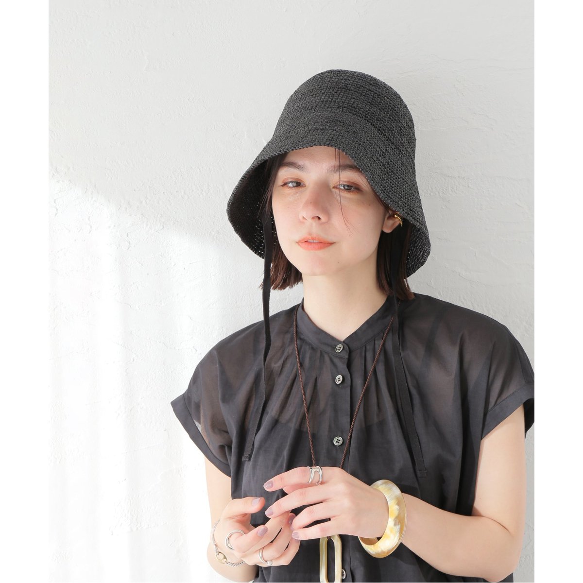 メゾンエヌアッシュパリ MAISON NH PARIS LEY - HAT MAISON NH PARIS / LEY - HAT | THE LIBRARY（ザ ライブラリー
