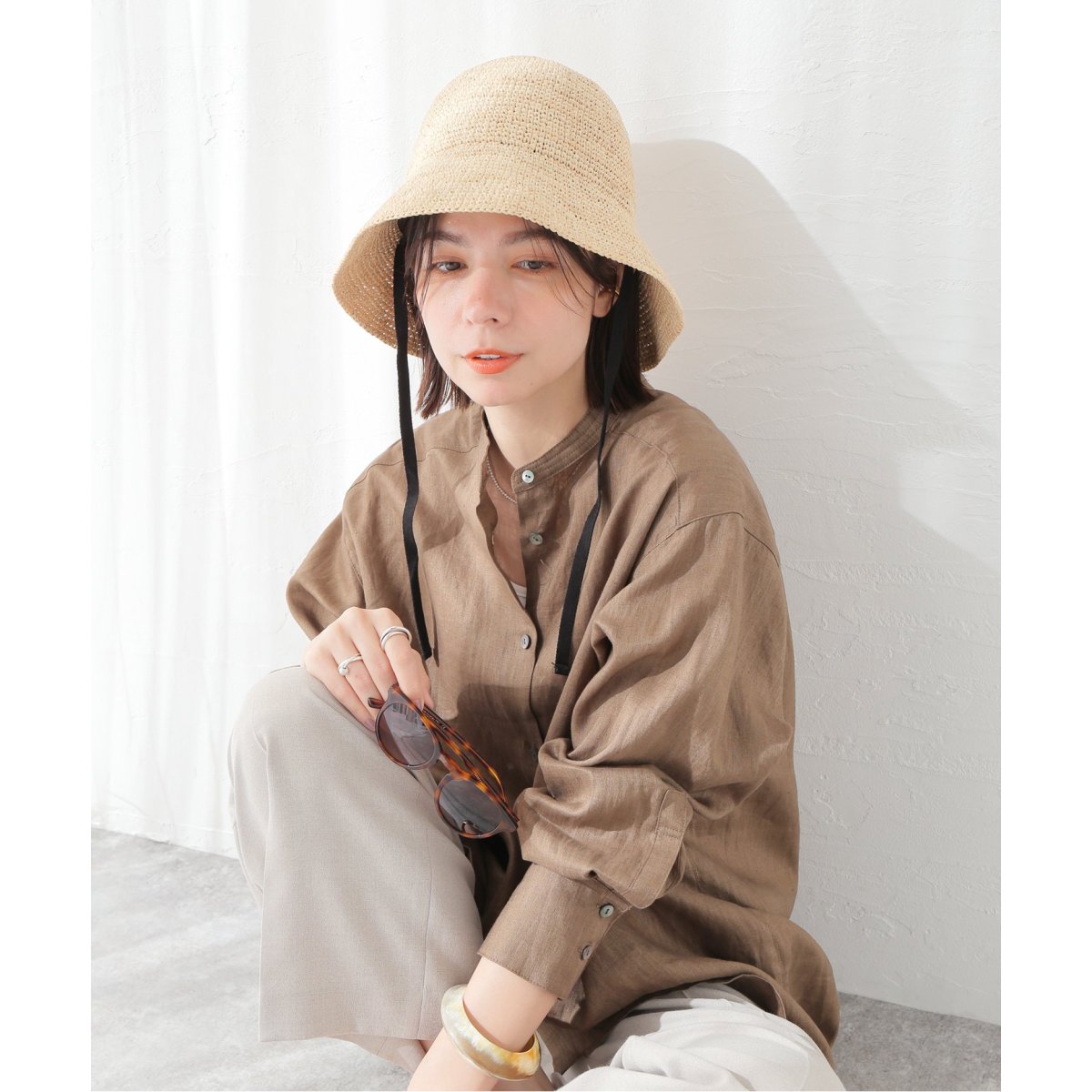 MAISON N.H PARIS/メゾン・エヌ・アッシュ・パリ】 LEY HAT
