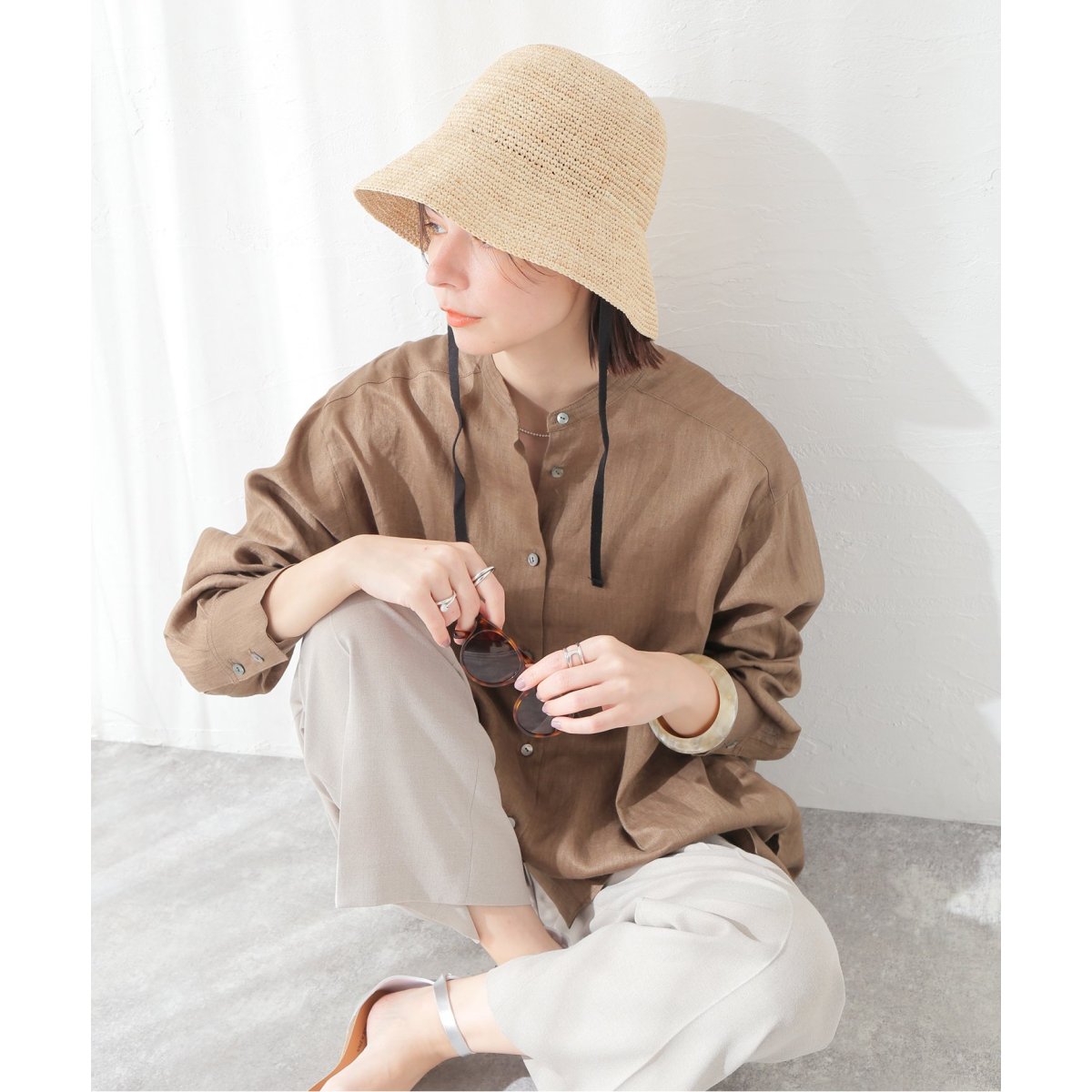 MAISON N.H PARIS/メゾン・エヌ・アッシュ・パリ】 LEY HAT