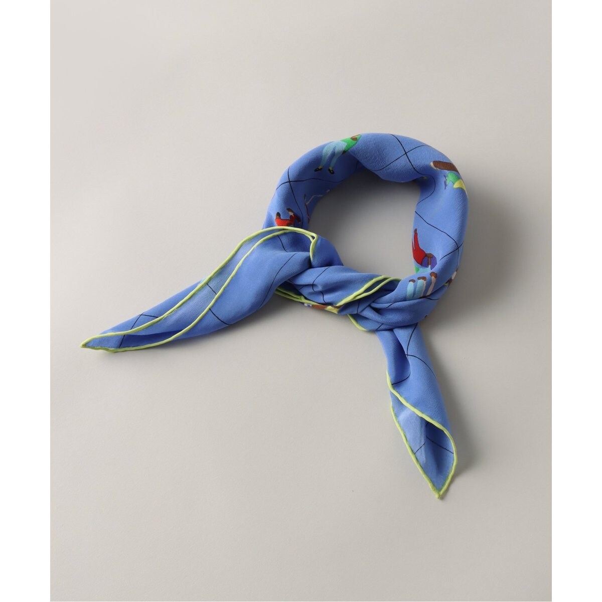 mii collectionスカーフ Mii / ミイ】 SCREEN PRINTED SQUARE SCARF：スカーフ