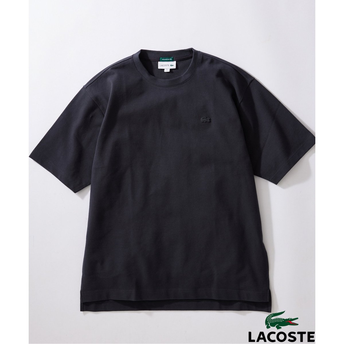 LACOSTE×JS / ラコステ】別注 ヘビーピケクルーネックTシャツ