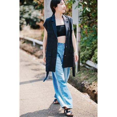 mact×JOURNAL STANDARD】リネンサファリベスト | ジャーナル 