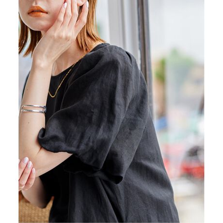 追加》リネンパフスリーブマキシワンピース | ジャーナルスタンダード  