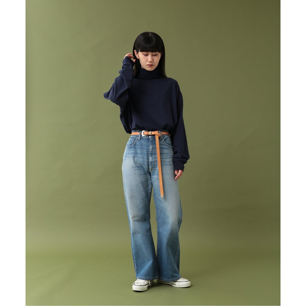 FOLL / フォル】nano wash cotton turtleneck tee | ジャーナル