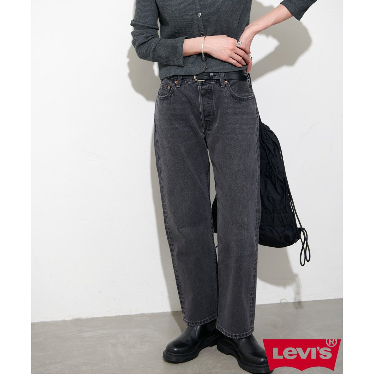 別注【LEVI'S(R)/リーバイス(R)】501(R)90S SMU CROP：クロップド 