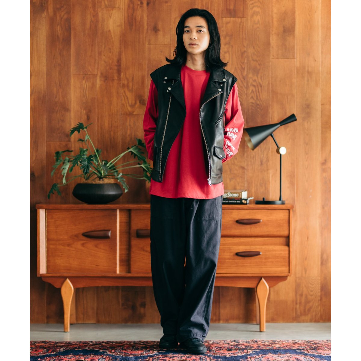 ゴートレザー ライダース ベスト | ジャーナルスタンダード