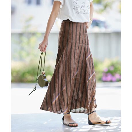 追加》ヨーロピアンドビーストライプスカート | ジャーナル  