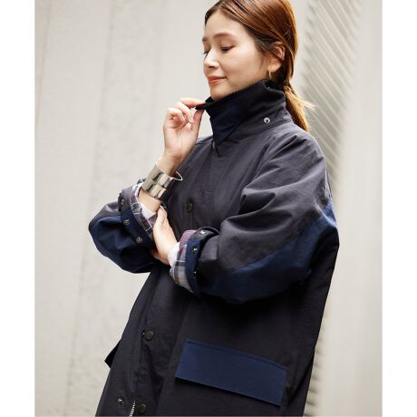 別注【Barbour/バブアー】MULTI COLOR OS BURGHLEY：コート 