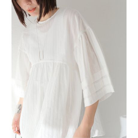 カラミストライプベルスリーブブラウス | ジャーナルスタンダード 