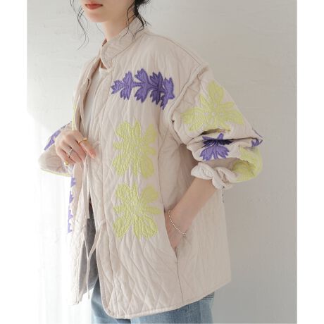 SARA MALLIKA/サラマリカ】 COTTON FLOWER PATCHWORK JK：ジャ 