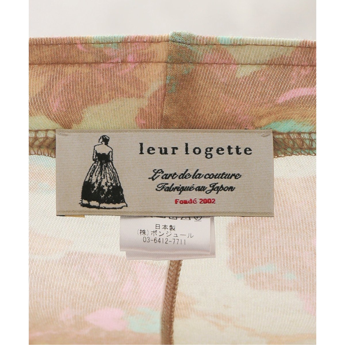 leur logette/ルールロジェット】Fauve flower leggings：レギンス