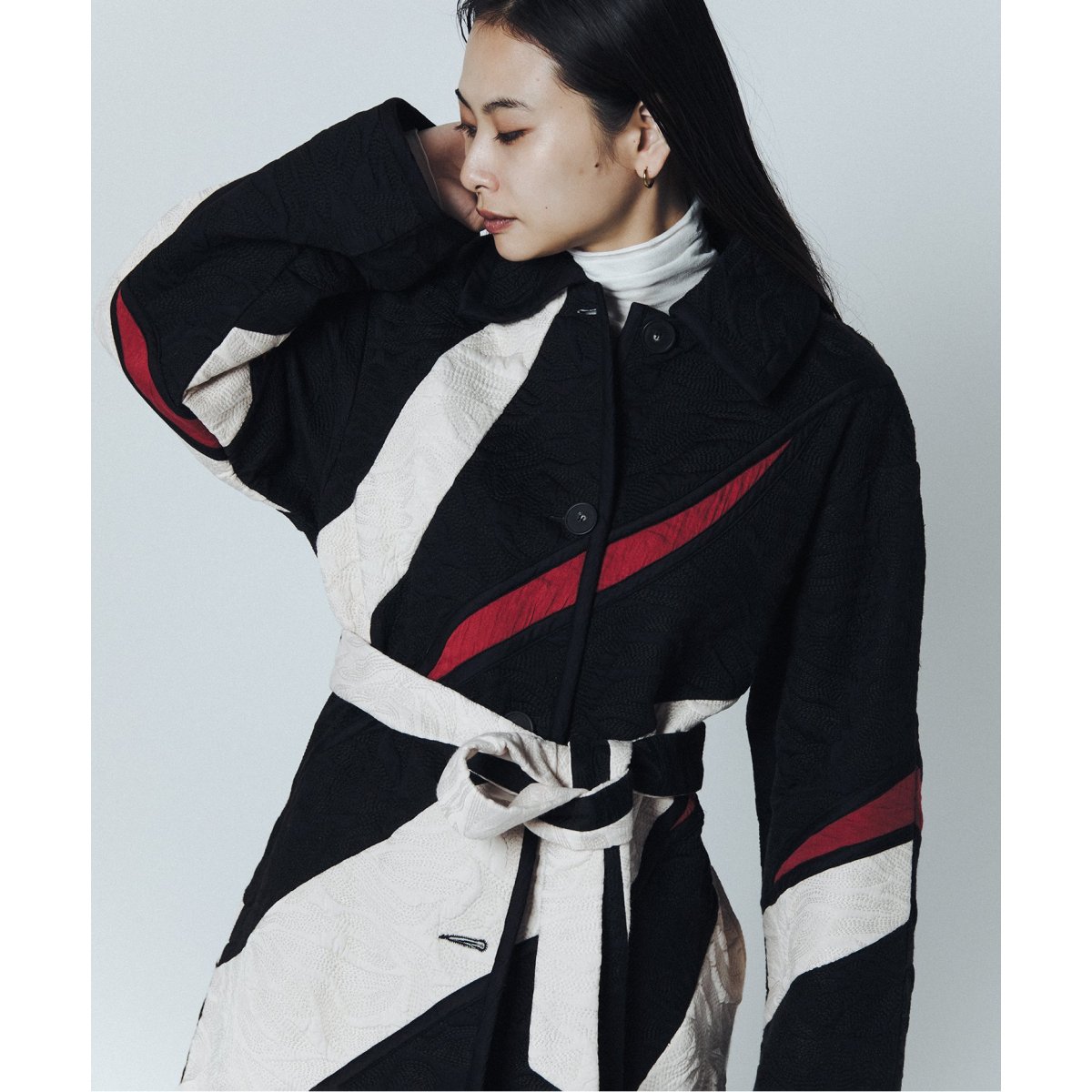 【KIARIS vintage＆closet×JS】パッチワークキルトコート KIARIS vintage＆closet×JS】パッチワークキルトコート
