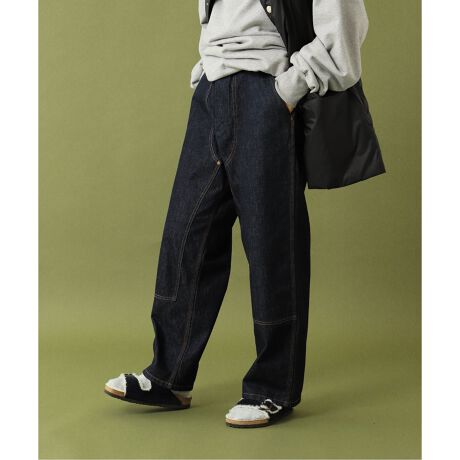 Wrangler / ラングラー×FOLL】 ダブルニーワイドジーンズ | ジャーナル 