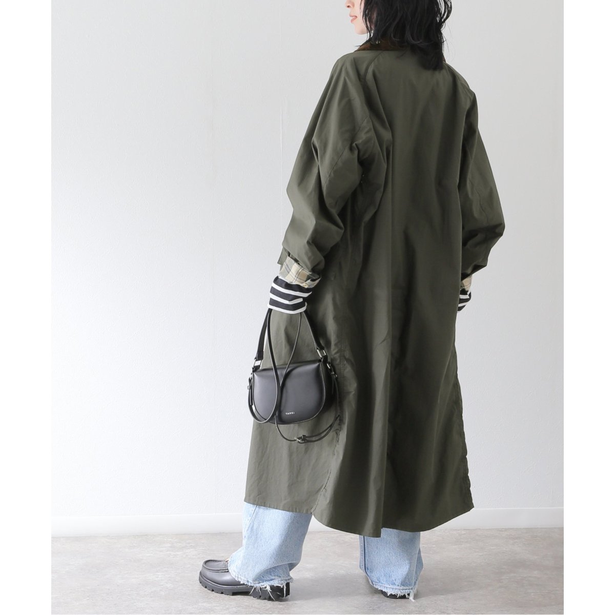 追加》別注【Barbour/バブアー】OS BURGHLEY JS EXCLUSIVE：コート