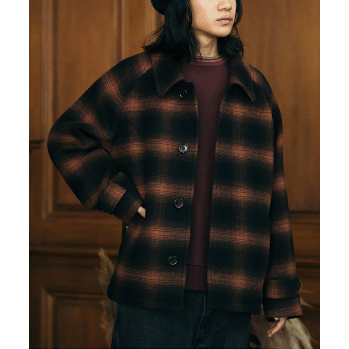 S140 ウールモッサ ショートブルゾン | ジャーナルスタンダード