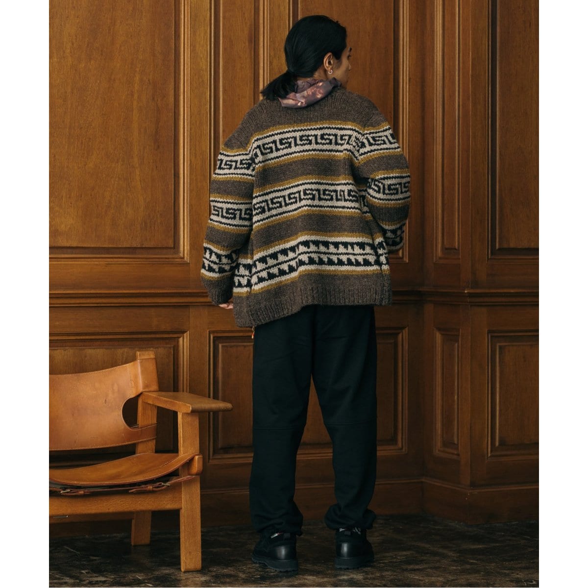 ネイティブパターン ハンドニット ブルゾン | ジャーナルスタンダード