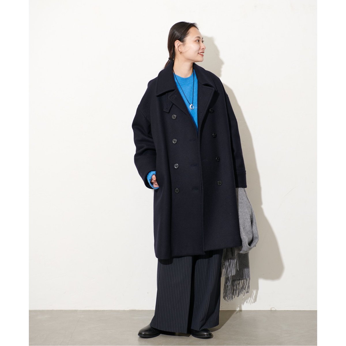 尾州メルトンロング Pコート | ジャーナルスタンダード(JOURNAL