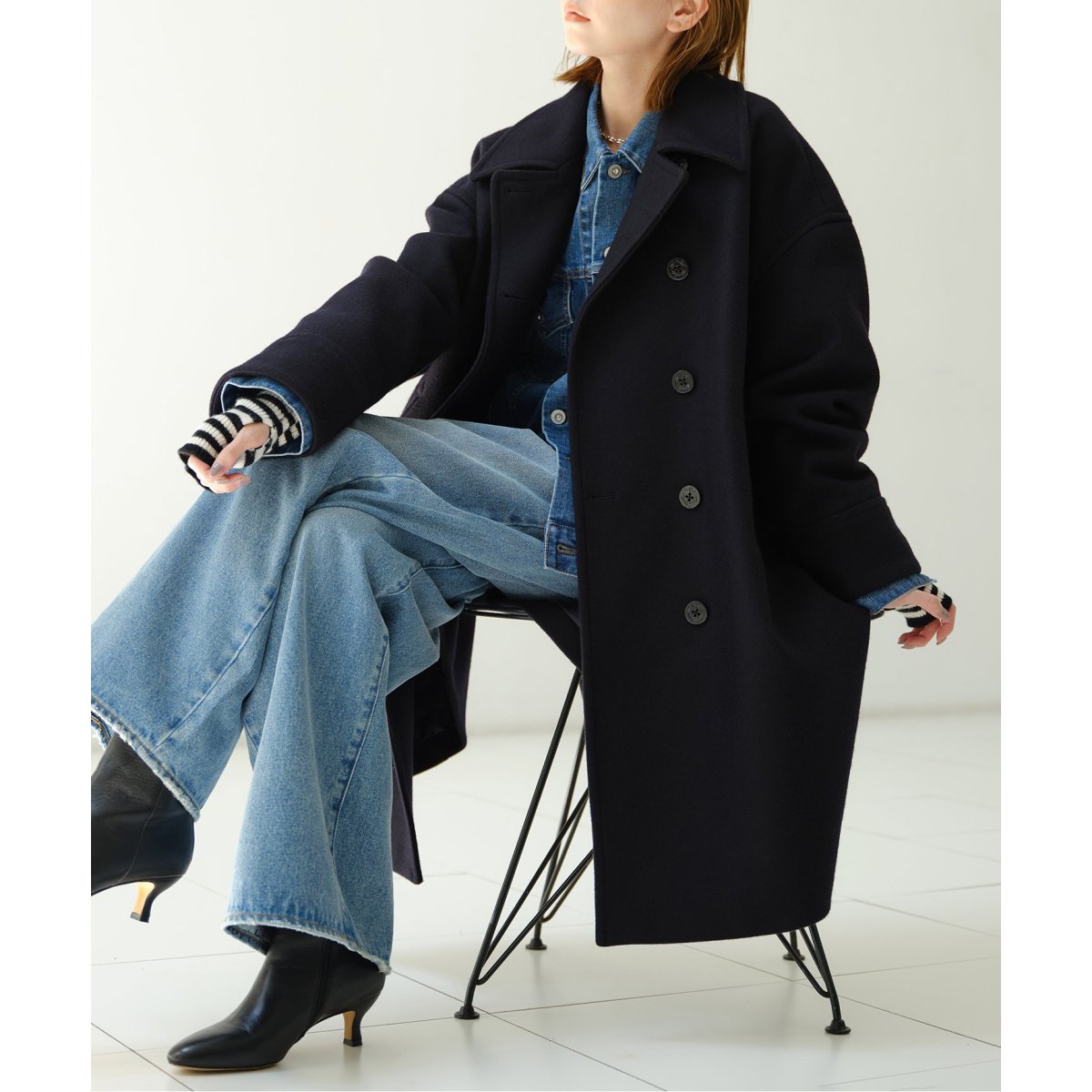 尾州メルトンロング Pコート | ジャーナルスタンダード(JOURNAL
