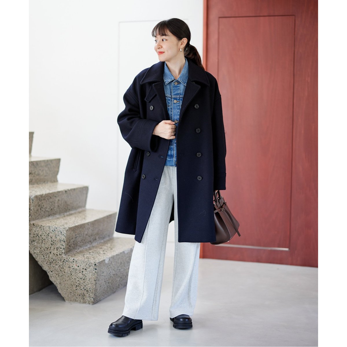 尾州メルトンロング Pコート | ジャーナルスタンダード(JOURNAL