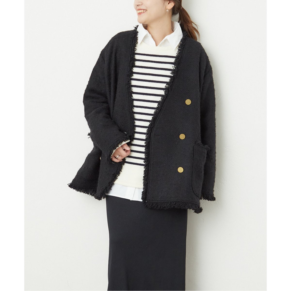 23AW❣️定価3.5万 ジャーナルスタンダード ループツイード