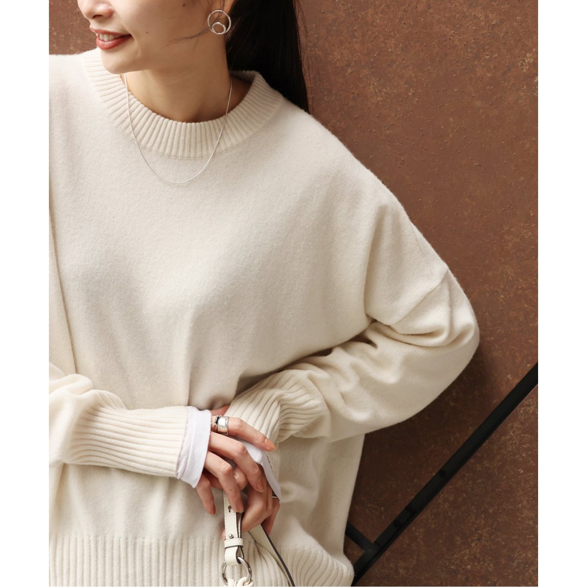 カシミヤクルーネックプルオーバー | ジャーナルスタンダード(JOURNAL