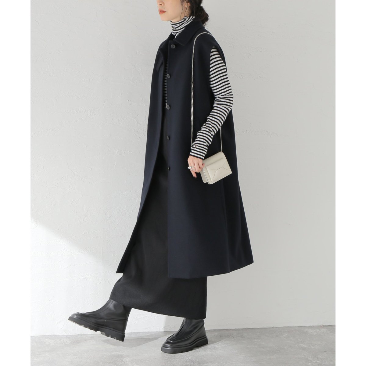 JOURNAL STANDARDウールメルトンロングジレ JOURNAL STANDARDウールメルトンロングジレ