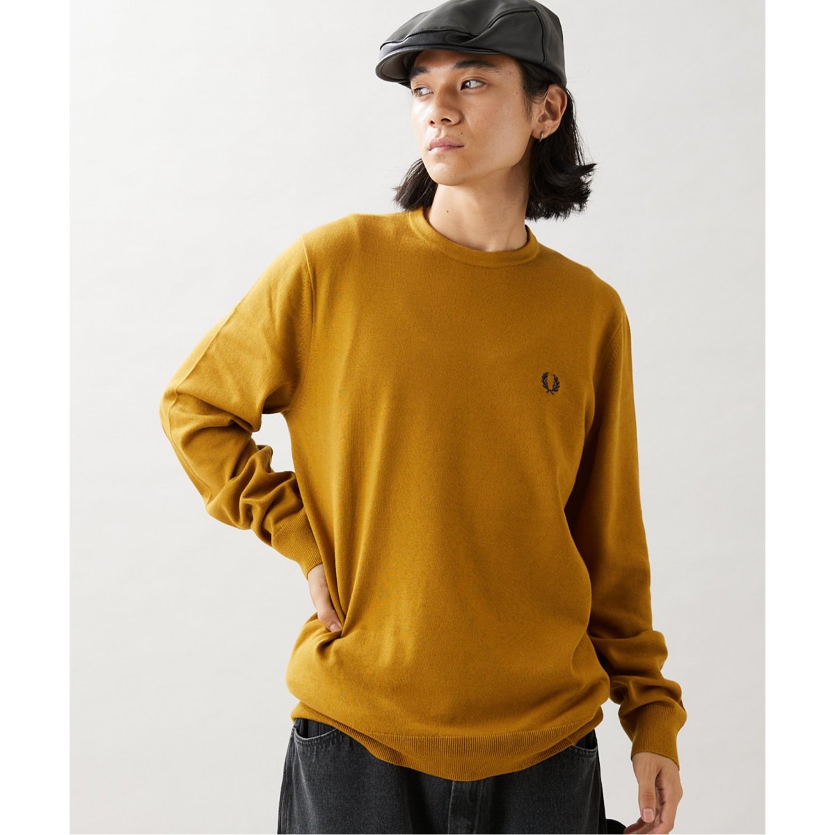 フレッドペリー Classic Crew Neck Jumper セーター M FRED PERRY / フレッドペリー】CLASSIC CREW NECK JUMPER