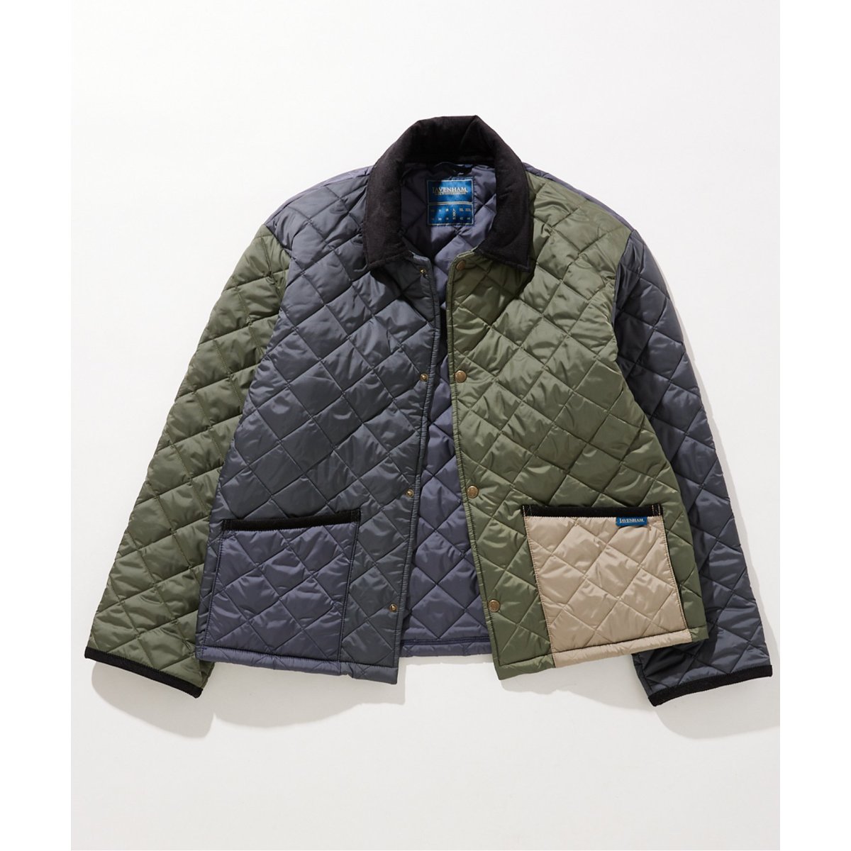 LAVENHAM / ラベンハム】別注 Patchwork Over size Denham