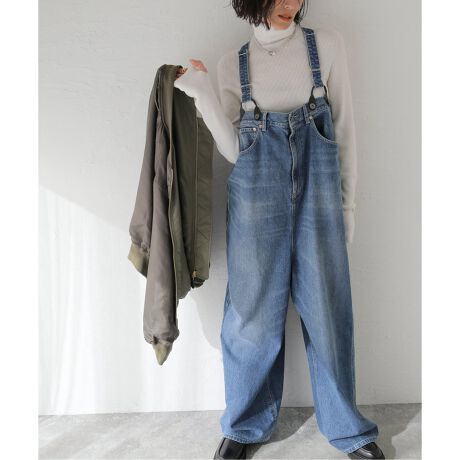 RHODOLIRION /ロドリリオン】5PK SUSPENDER PANT：サロペット 