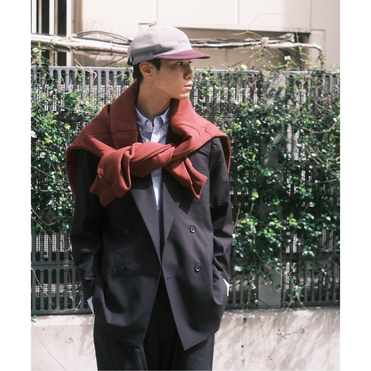 新品 FARAH スーツ セットアップ ダブルジャケット スリータックワイド 新品 FARAH スーツ セットアップ ダブルジャケット スリータック