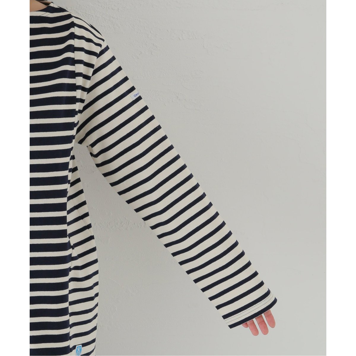 ORCIVAL/オーシバル】AC_HARLEQUIN BOAT NECK L/S P.O.：カット