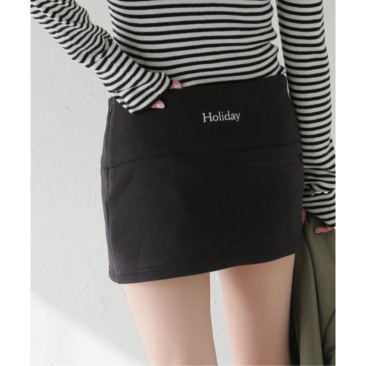 HOLIDAY/ホリデイ】THERMAL PRO FLEECE MINI SK:スカート HOLIDAY/ホリデイ】THERMAL PRO FLEECE MINI SK:スカート