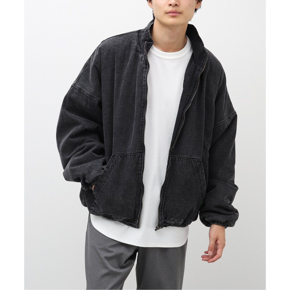 WILLY CHAVARRIA / ウィリー チャバリア】FULL ZIP QUILTED WAR